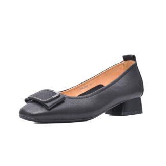 Pantofi dama PASS Collection 7MJH50006B 01-N negru piele naturala