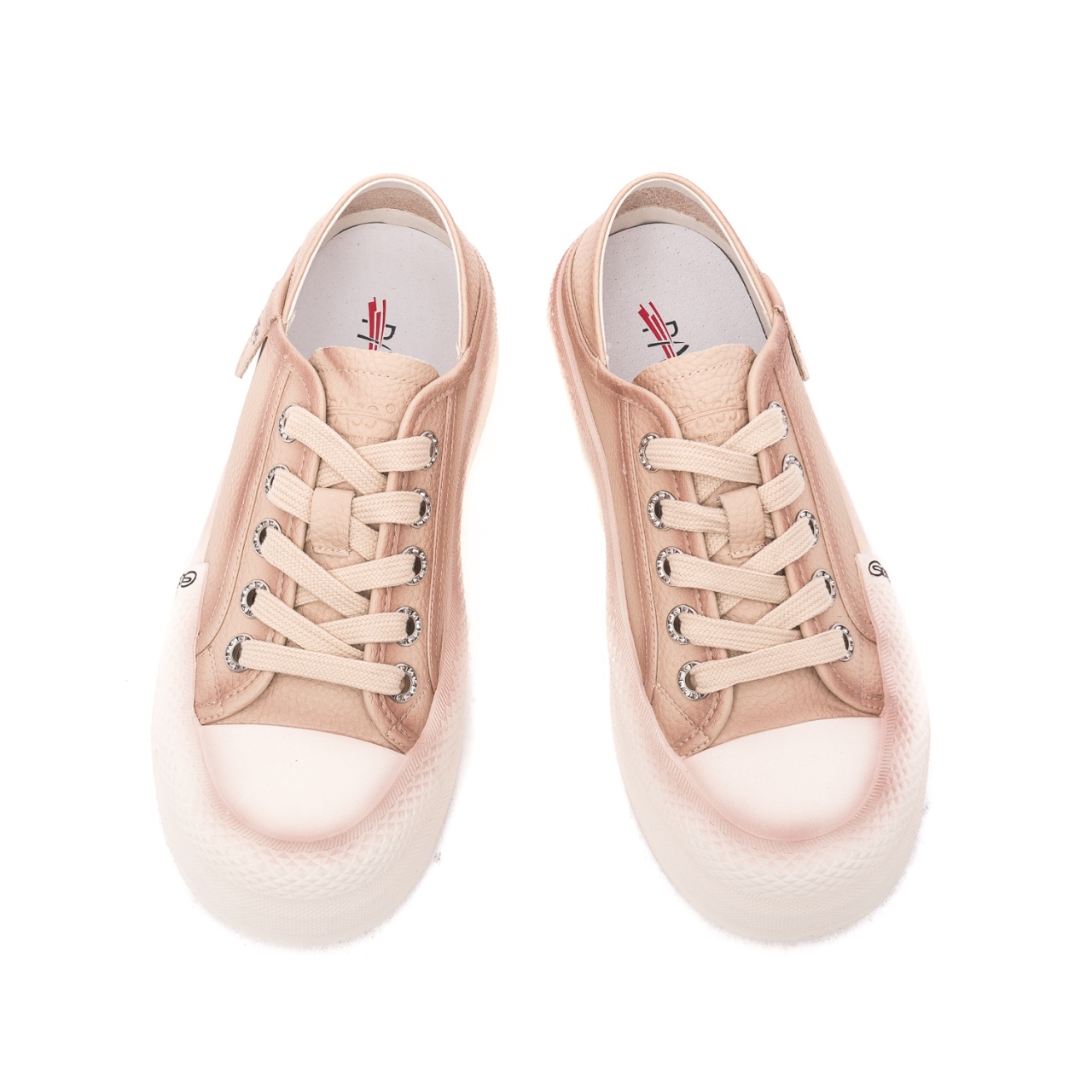 Pantofi dama casual PASS Collection X5X640012A 03-N bej piele naturala - imagine 5