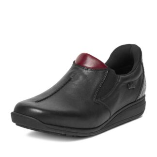 Pantofi dama Sneaker by Rieker negru piele naturala