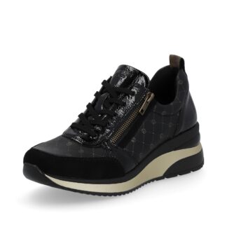 Pantofi dama Remonte negru piele ecologica D2401-04