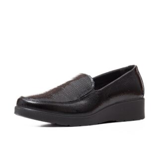 Pantofi dama casual IMAC IC455540 01-E negru piele naturala