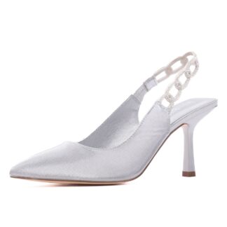 Pantofi dama elegant Menbur AM72409 PLATA argintiu material sintetic