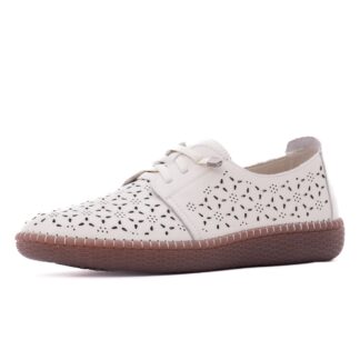 Pantofi dama de vară din piele naturala PASS Collection X4X480015B 52-N crem