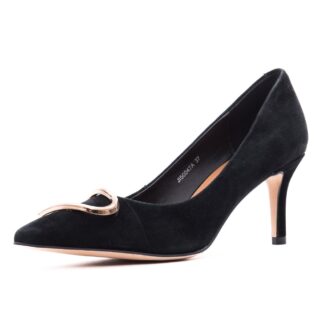 Pantofi dama Epica JIJI50047A 01-I negru piele intoarsa