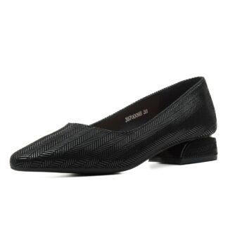 Pantofi dama KARISMA J8J870009B 01-I negru piele intoarsa