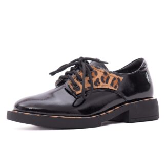 Pantofi dama Epica D7A203-M107 negru piele lacuita