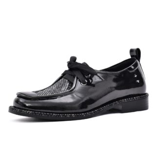 Pantofi dama Epica F6F680004A 45-L negru piele lacuita