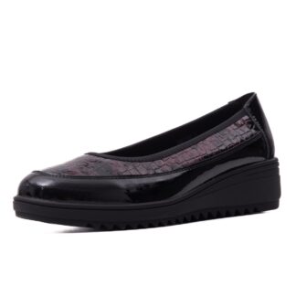 Pantofi dama KARISMA V4VA60006B 19-O bordo piele lacuita