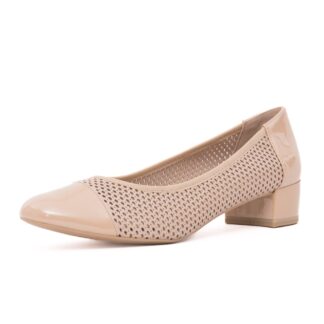 Pantofi dama Caprice bej piele naturala 9-22504-44 408