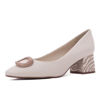 Pantofi dama Epica OE12032-772 crem piele naturala