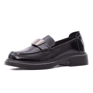 Pantofi dama PASS Collection M5M580012A 01-L negru piele lacuita