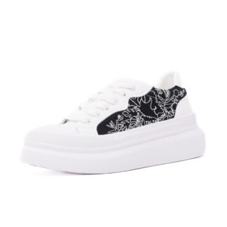 Pantofi dama PASS Collection 2USL60008B 47-Z alb piele naturala