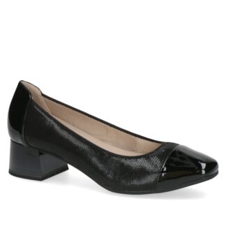 Pantofi dama Caprice negru piele naturala 9-22306-43 019