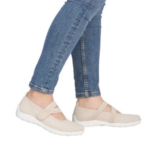 Pantofi dama Remonte bej piele naturala R3519-60
