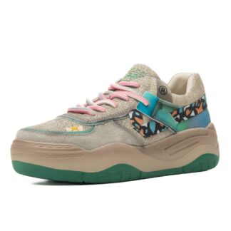 Pantofi dama Feeling bej piele ecologica S001