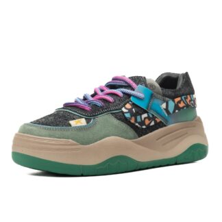 Pantofi dama Feeling multicolor piele ecologica S001
