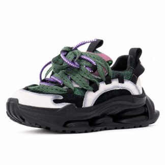 Pantofi dama PASS Collection 3OLY80003A 15-I multicolor piele intoarsa
