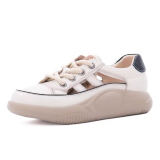 Pantofi dama Feeling bej piele naturala