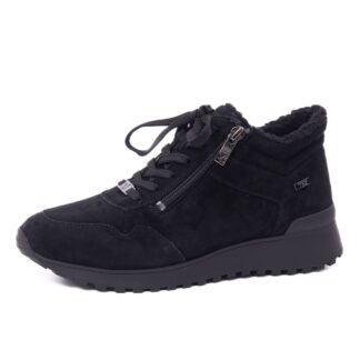 Pantofi dama Caprice negru piele naturala nabuc 9-26201-43 00D