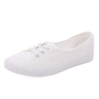 Pantofi dama Lee Cooper alb piele ecologica