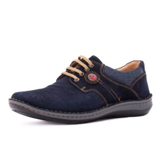 Pantofi barbati casual Otter OT9560 42-I bleumarin piele intoarsa