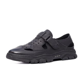 Pantofi barbati casual MELS WM816 negru piele naturala