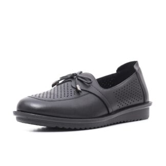 Pantofi de vara piele naturala KARISMA 8OWB40009A 01-N negru