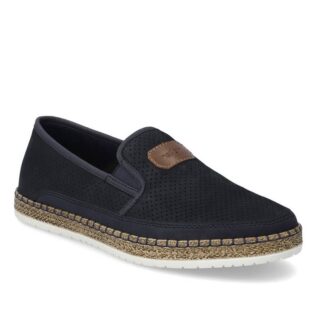 Pantofi barbati Rieker bleumarin piele intoarsa B5272-14