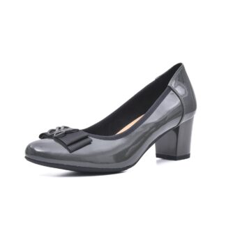 Pantofi dama KARISMA JIJI50051B 14-L gri piele naturala