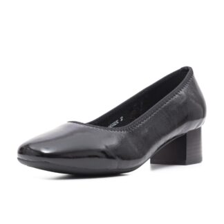 Pantofi dama KARISMA X4X430023C 01-L negru piele naturala lacuita