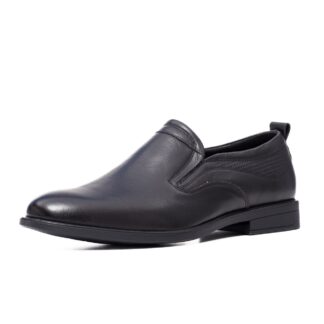 Pantofi barbati elegant MELS negru piele naturala