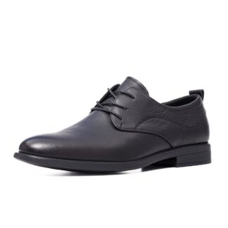 Pantofi barbati elegant MELS negru piele naturala