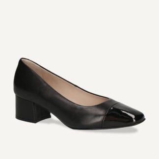 Pantofi dama Caprice negru piele naturala 9-22305-42