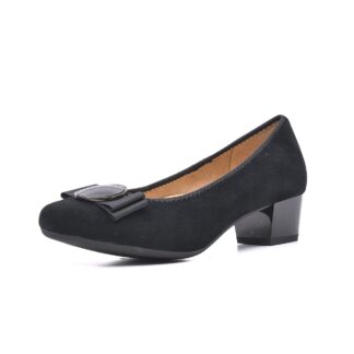 Pantofi dama KARISMA JIJI50048B 01-I negru piele naturala antilopa