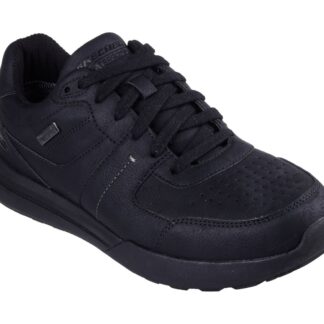 Pantofi barbati Skechers negru piele ecologica