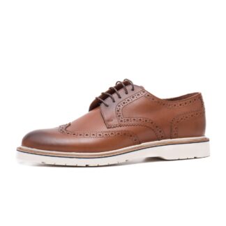Pantofi barbati Leofex coniac piele naturala