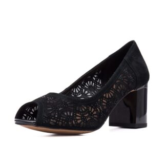 Pantofi dama elegant Epica JIJI20029C 01-I negru piele naturala nabuc