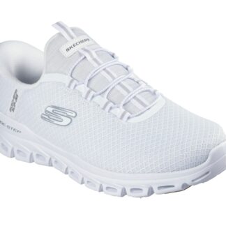 Pantofi barbati Skechers alb material textil