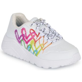 Pantofi dama Skechers alb piele ecologica