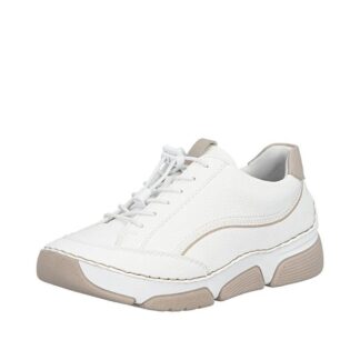 Pantofi dama Rieker alb piele ecologica