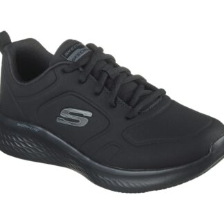 Pantofi dama sport Skechers negru piele ecologica