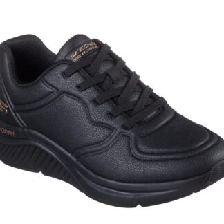 Pantofi dama Skechers negru piele ecologica