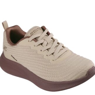 Pantofi dama Skechers crem material textil