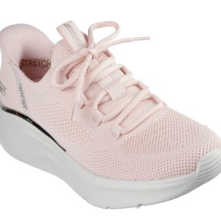 Pantofi dama Skechers roz material textil