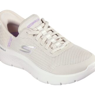 Pantofi dama Skechers alb material textil