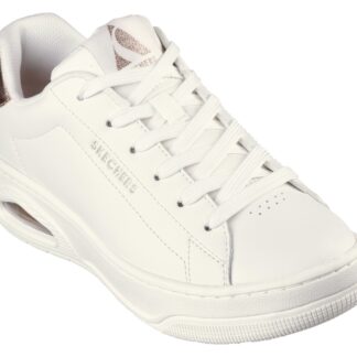 Pantofi dama Skechers alb piele mix