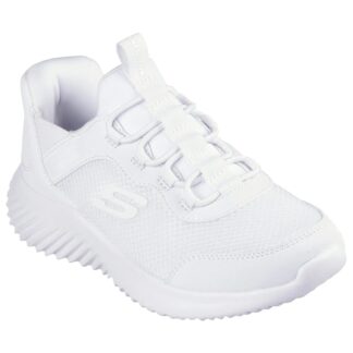 Pantofi dama Skechers alb material textil
