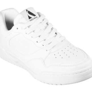 Pantofi barbati Skechers alb piele ecologica