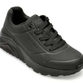 Pantofi dama Skechers negru piele ecologica