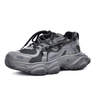 Pantofi dama Gryxx gri piele mix Z69688-2B 14-Z